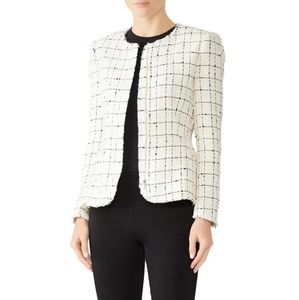 NWOT - Rebecca Taylor Plaid Tweed Zip Jacket